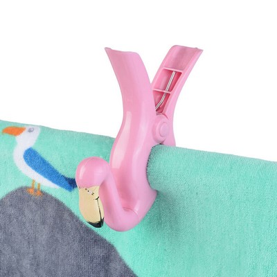 Flamingo Beach Towel Clip