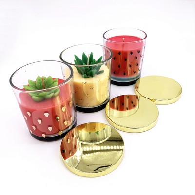 Fruit Shape Glass Jar Soy Wax Scented Candle