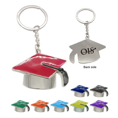 Graduation Cap Or Mortarboard Key Chain