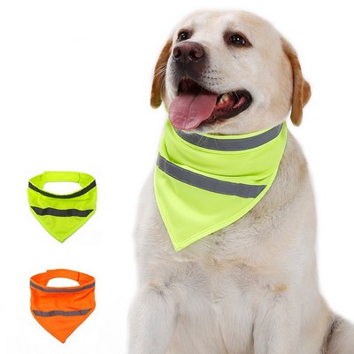 Dog Reflective Scarf Safety Pet Bandanna