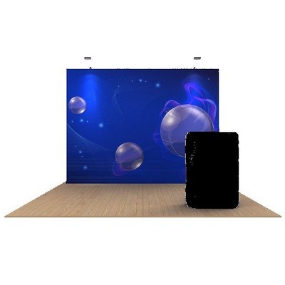 8' OneFabric® Flat Frame Graphic Kit w/End Panels