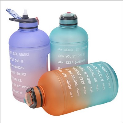 1 Gallon Motivational Tritan Water Jug with Time Marker