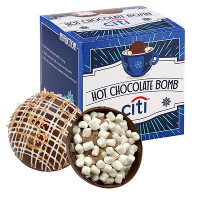Mega Hot Chocolate Bomb Gift Box - Dark Chocolate Crystal