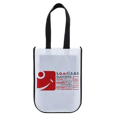 Round Corner Non-Woven Shopping/Clothing Tote Bag