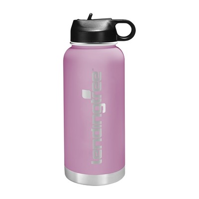 32 Oz. Light Pink Tahoe Drinkware Beverage Bottle