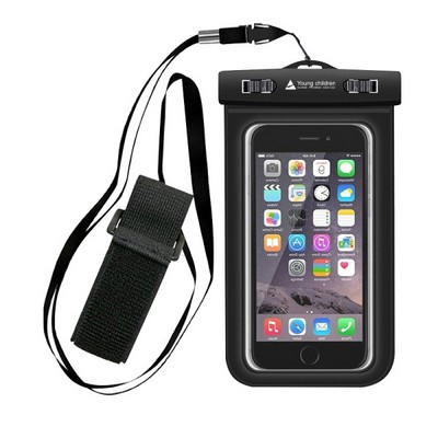 Waterproof Cellphone Pouch with Armband Neck Strap