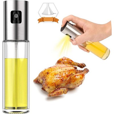 100ml Versatile Glass Oil Sprayer , BBQ kitchen baking oil spray bottle