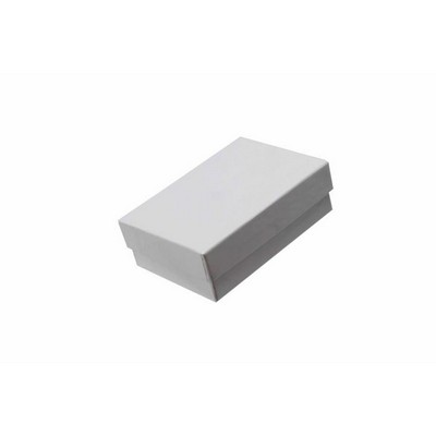White and Kraft Jewelry Boxes #32 (3.063"x2.125"x1")