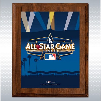 Cherry Finish Wood Plaque w/Full Color Sublimated Plate (5" x 7")