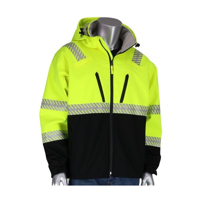 PIP® Class 3 Softshell Ripstop Hi-Viz Jacket