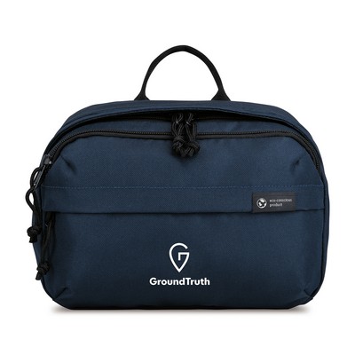 Renew Recycled rPET Toiletry Bag - AWARE™ - Navy