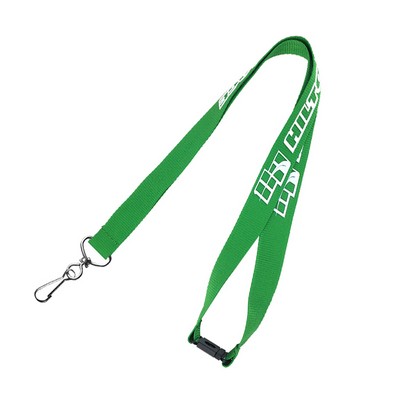 1/2" Polyester Lanyards With Safety Breakaway