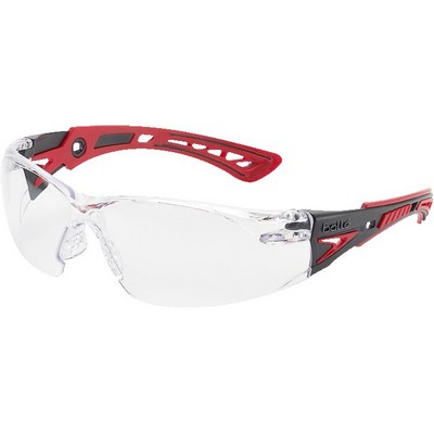 Boll Rush Plus Temple RED Lens Clear