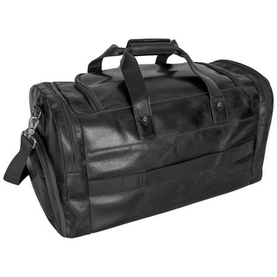 Luxury Line Mancini Buffalo Leather Duffel Bag
