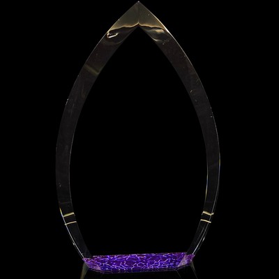 12.75" Pointed Top Oval