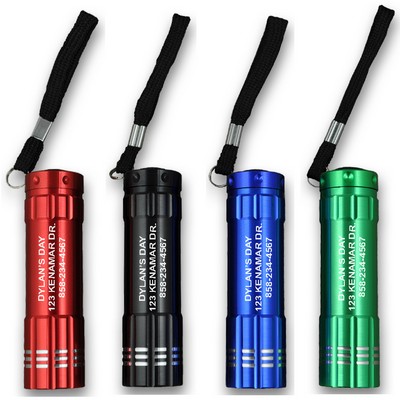 Ultra 9 LED Aluminum Flashlight
