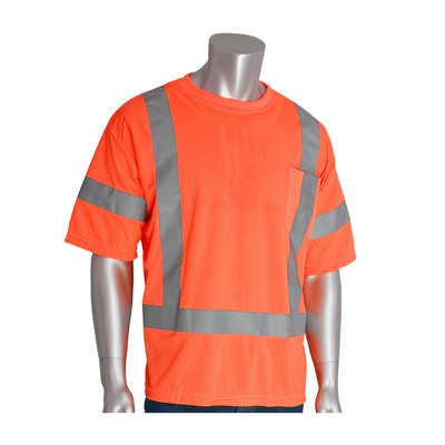 PIP® Class 3 Short Sleeve Hi-Viz T-Shirt