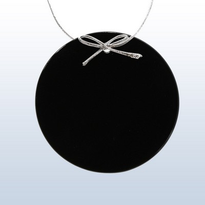 Black Color Circle Ornament