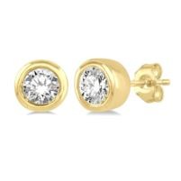 Jilco Inc. Diamond Bezel Earrings