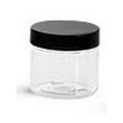 2 Oz. Clear Jar w/Screw-On Lid