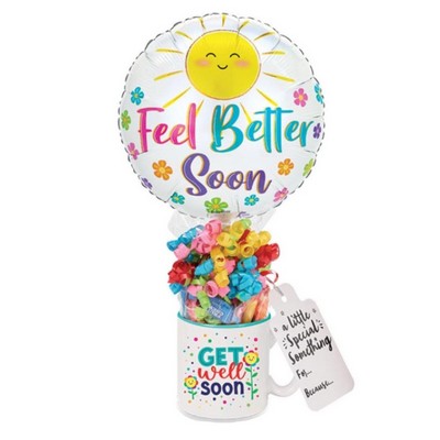 Get Well Candy Mug with Balloon