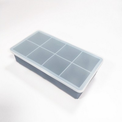 6-Cavity Silicone Ice Sphere Mold With Funnel