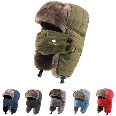 Men's Trooper Trapper Hat Warm Winter Hats