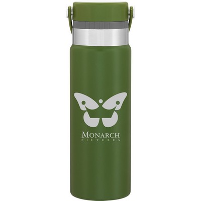 25 oz h2go Realm Water Bottle (Matte Moss)