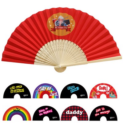 Folding Hand Fan for Festival