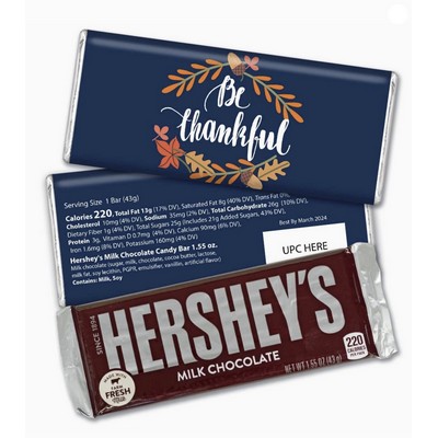 Thanksgiving Wrapped Hershey®'s Bar