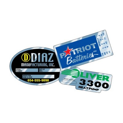 Custom Write On Aluminum Decal (0 to 5 Square Inch)