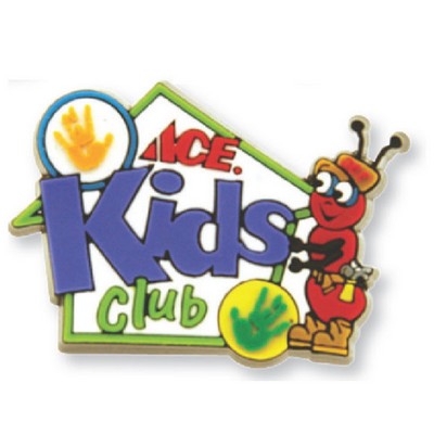 Custom Rubber Softies/PVC Shape Magnet (2"x 6Mm)