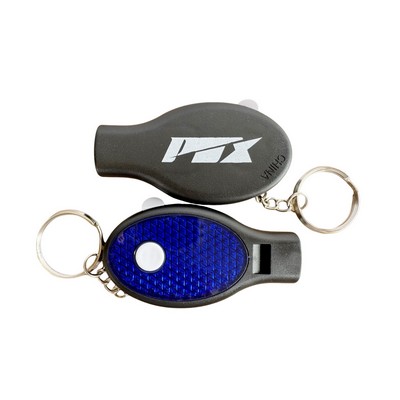 3" 1 Reflective Light Keychain