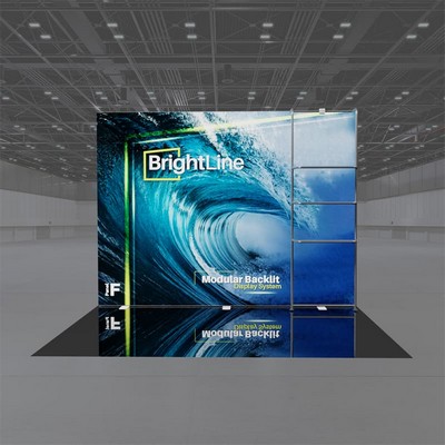 10' Light Box Kit w/BrightLine™ Panel F & Waterfall Shelves