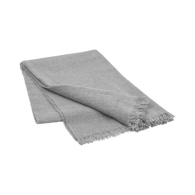 blomus Merino Sharkskin Gray Wool Throw