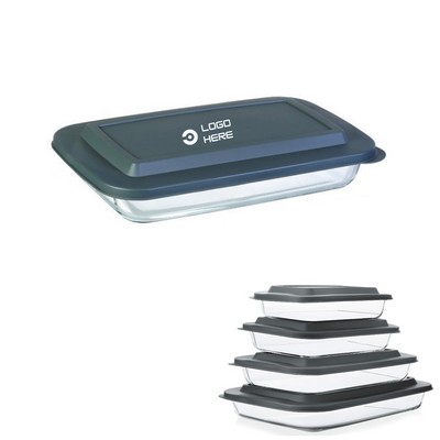 Glass Baking Dish With Plastic Lids