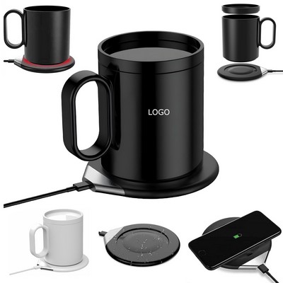 Electric Coffee Warmer Mug w/Phone Charge