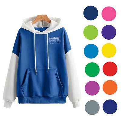 Long Sleeve Drawstring Hoodie Sweatshirt