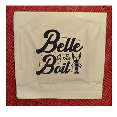 Stock "Belle Of the Boil" Moist Towelettes (Pack of 50)