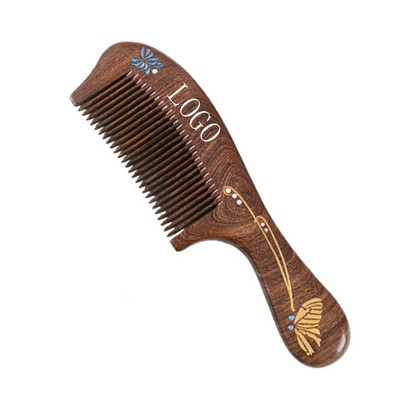 Golden Silk Sandalwood Comb