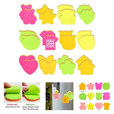 100 Sheets 3 x 3" Sticky Notes for School