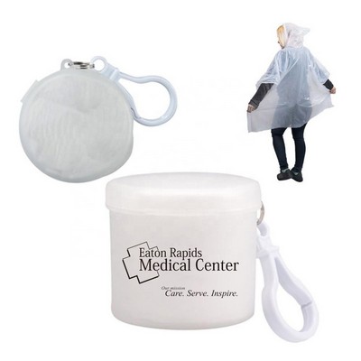 Disposable Raincoat into Plastic Canister