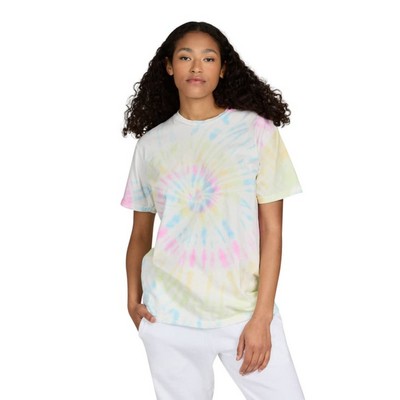 US Blanks Unisex Made In USA Swirl Tie-Dye T-Shirt