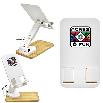 Extendable Bamboo Phone Stand