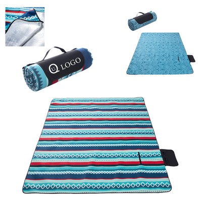 78.74 X 78.74" Roll-Up Fleece Mat
