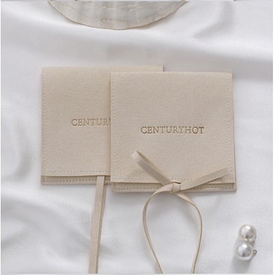 3.2" Envelope Jewelry Pouch Jewelry Packaging Gift Pouch Mini Bow Pouch