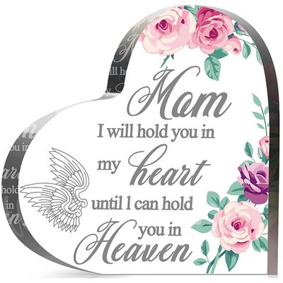 4" x 4" Acrylic Heart-shaped Ornaments Gifts