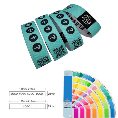 Wristband w/ Patch & RFID or NFC Chip