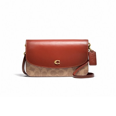 COACH Coated Canvas Signature Hayden Crossbody - Tan Rust/Brass