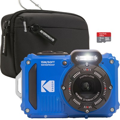 Kodak Wpz2 Waterproof Digital Camera Wi-Fi Bundle